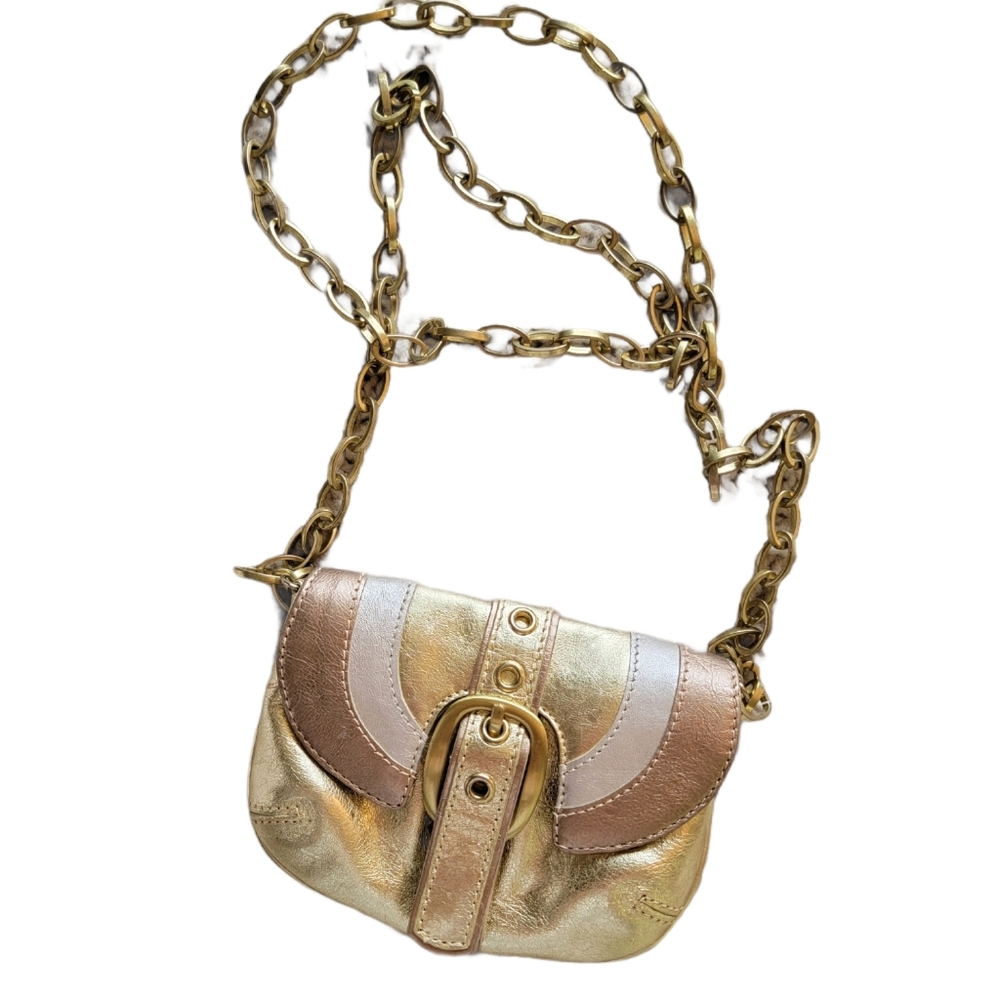 KOOBA MINI METALLIC LEATHER CROSSBODY - Picture 2 of 8
